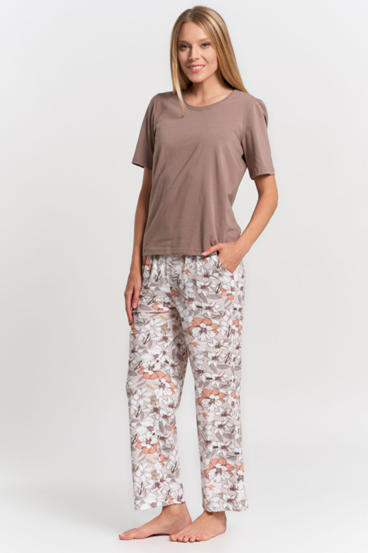 Dámské pyžamo Moraj PDD4900-026 Barva: Smetanová, Velikost: 3XL