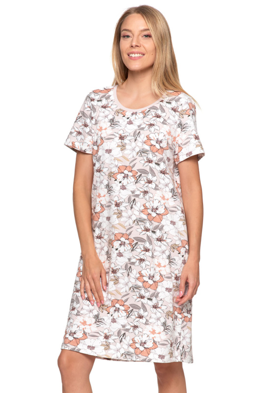 Dámská noční košile Moraj PDK3100-020 Barva: Smetanová, Velikost: 3XL