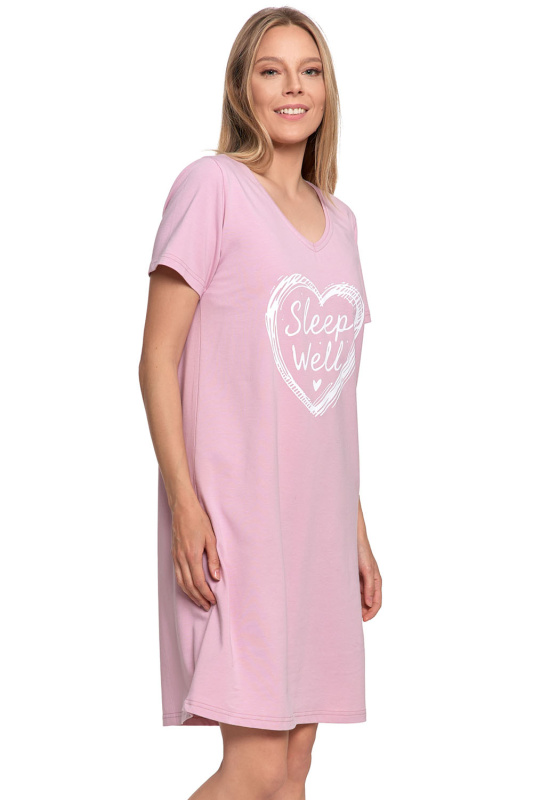 Dámská noční košile Moraj PDK3100-022 Barva: Fialová, Velikost: 2XL
