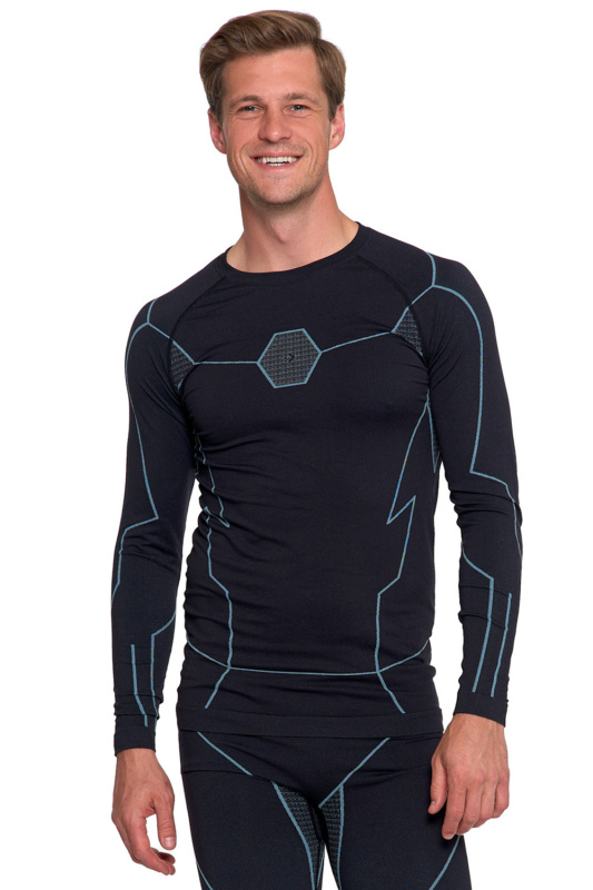 Pánské termo tričko Moraj KMT5000-001 Barva: Modrá, Velikost: M