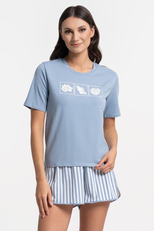 Pyžamo Moraj PDD3900-021 Barva: Modrá, Velikost: 2XL