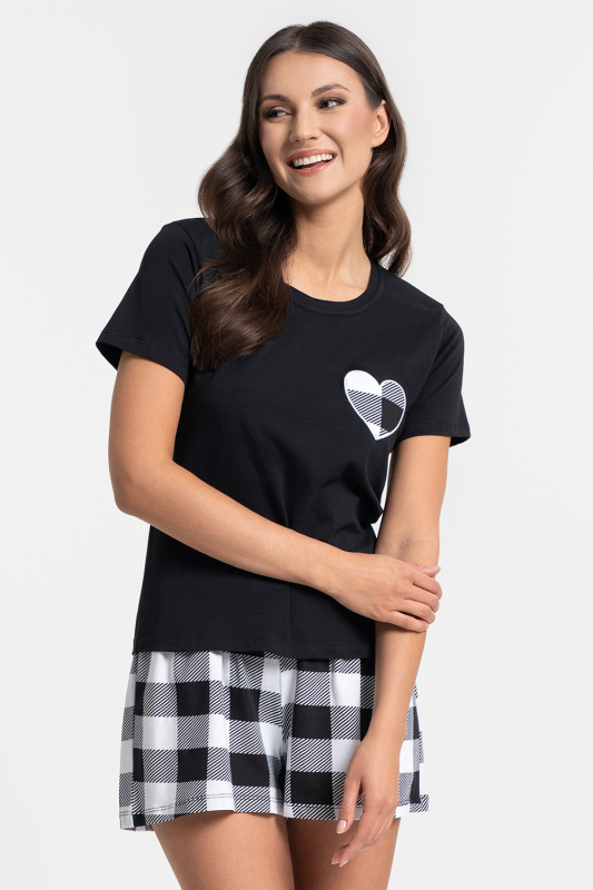 Pyžamo Moraj PDD4100-015 Barva: Černá, Velikost: 2XL