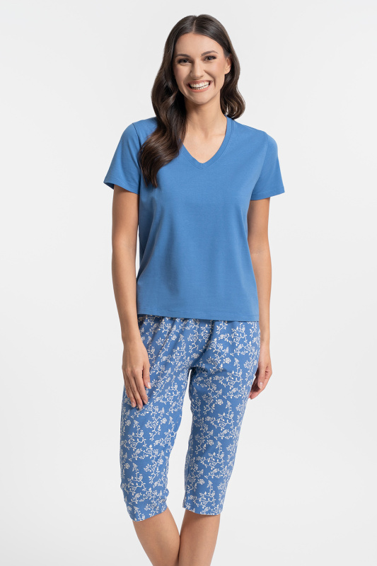 Pyžamo Moraj PDD3600-004 Barva: Modrá, Velikost: S