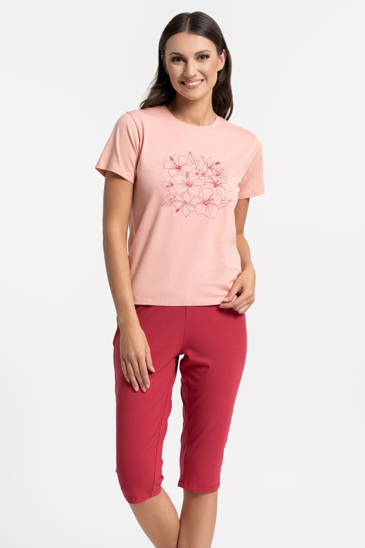 Pyžamo Moraj PDD3500-018 Barva: Růžová, Velikost: 3XL