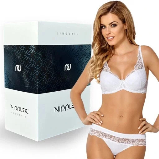 Dámská Push-up podprsenka Claudia - Nipplex 75B bílá