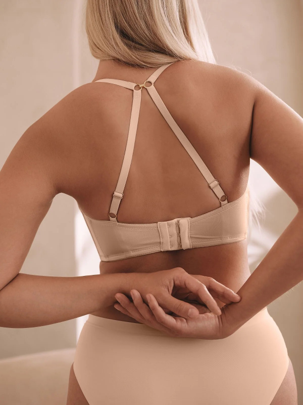 Podprsenka Mefemi Amelia s kosticí push-up béžová 70C