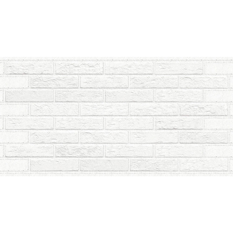 NMC Dekorační nástěnný panel PVC Brick Old White  0,35 mm, 98 x 48,5 cm