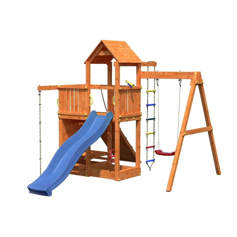 MARIMEX Dětské hřiště Play 009 + modrá skluzavka