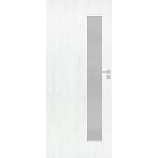 DRE Deca interiérové dveře deco pravé 60 cm borovice bílá DECA10BB60P