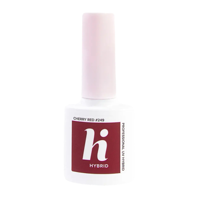 hi hybrid UV gel lak Cherry Red 249
