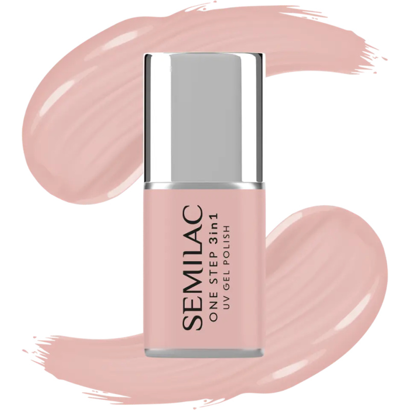 Semilac UV Gel lak na nehty 3v1 S256 Pale Beige
