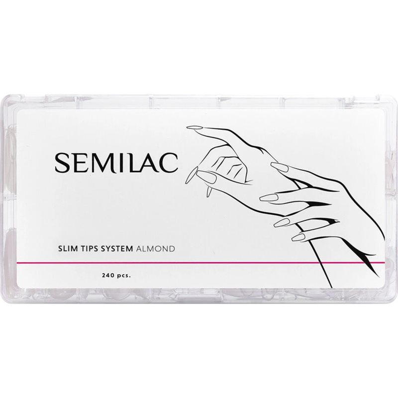 Semilac Slim Tips System umělé nehty typ 240 ks