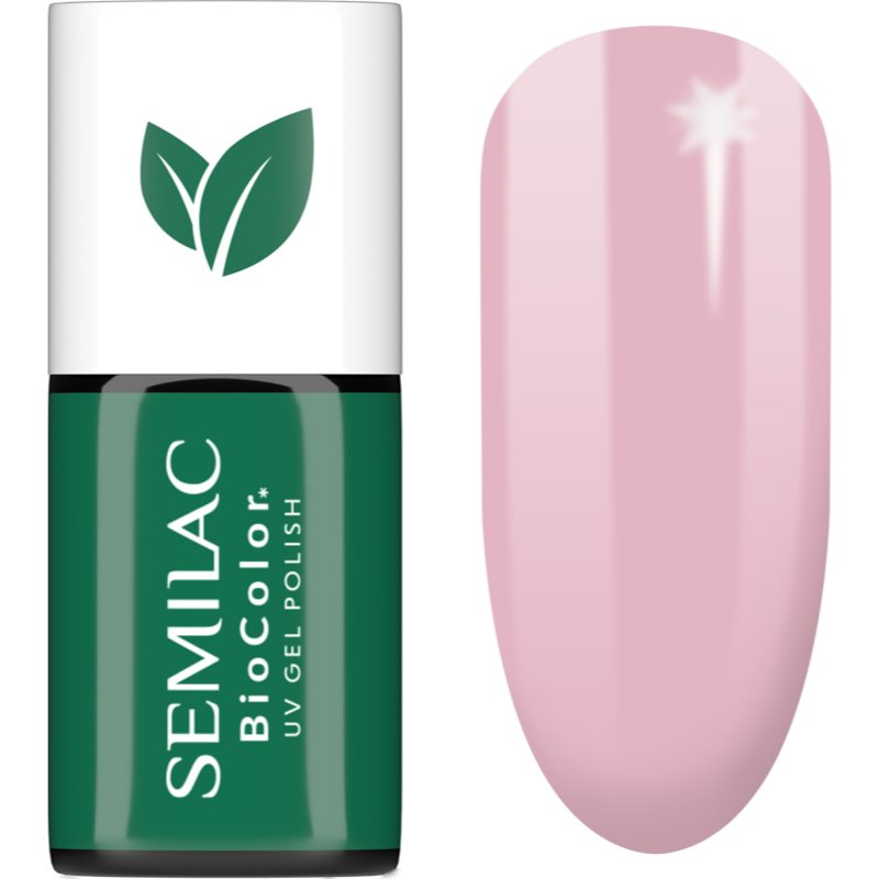 Semilac UV Hybrid BioColor gelový lak na nehty s použitím UV/LED lampy odstín 728 Pink Sunrise 7 ml