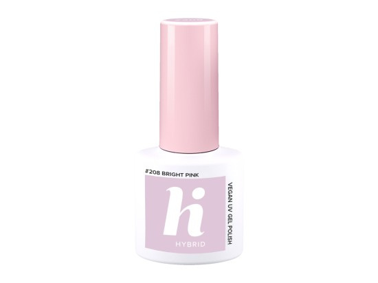 hi hybrid UV gel lak Bright Pink 208