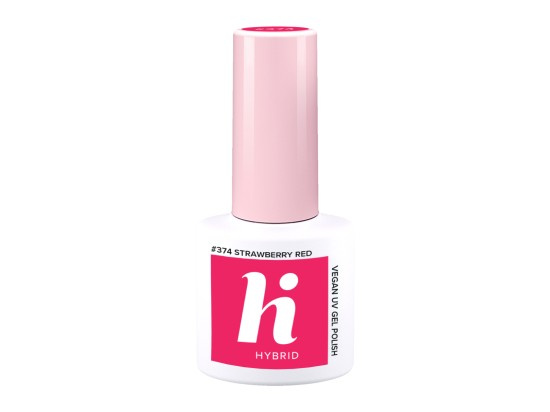 hi hybrid UV gel lak Strawberry Red 374
