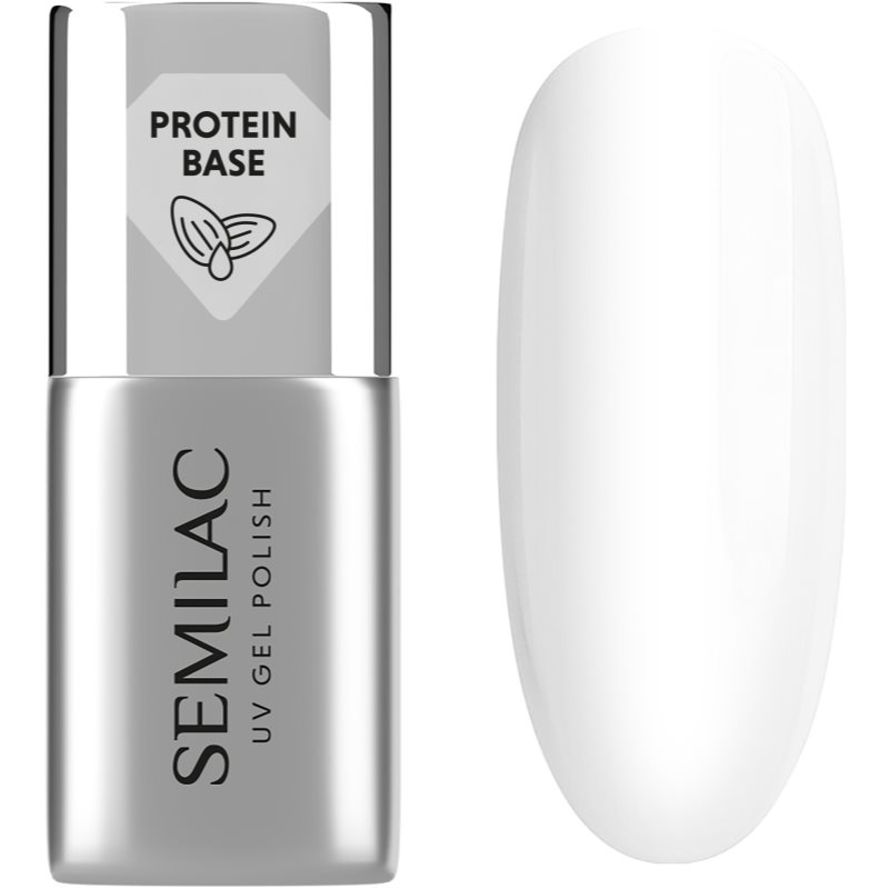 Semilac UV Hybrid Protein Extend Base gelový lak pro prodloužení nehtů 7 ml