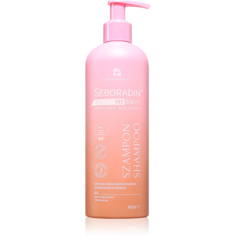 Seboradin PRO DENSITY Thickening Shampoo zhušťující šampon pro řídnoucí vlasy 400 ml
