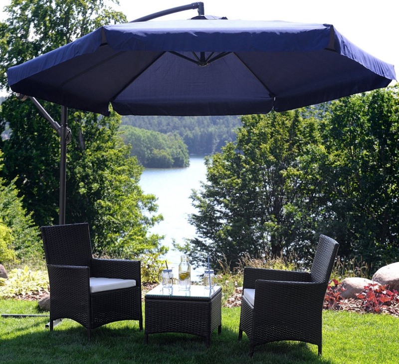 Tomido Zahradní slunečník EXCLUSIV 300 cm BLUE