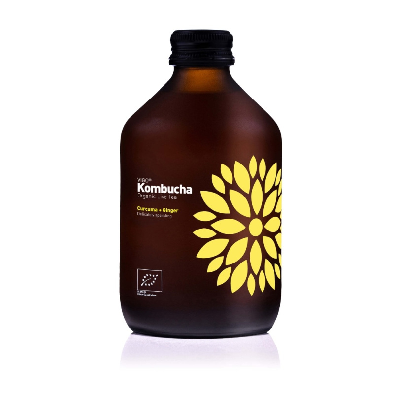 VIGO Kombucha kurkuma a zázvor BIO 330ml