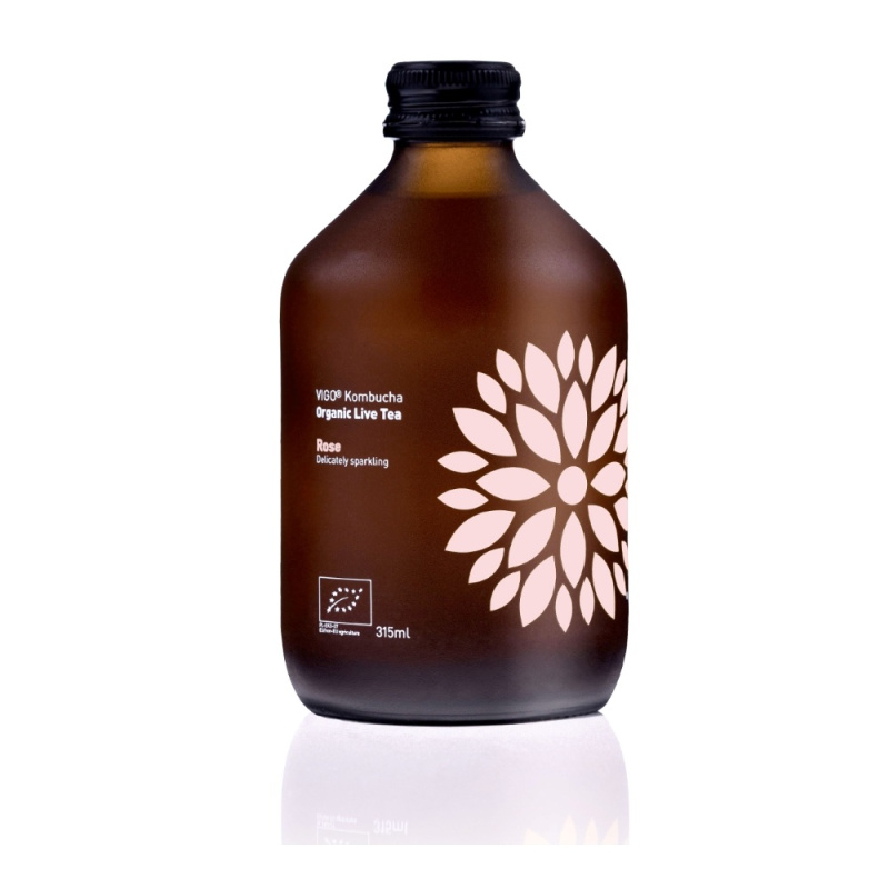 VIGO Kombucha šípek a růže BIO 330ml