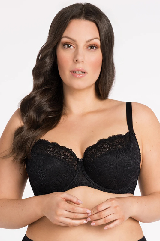 Podprsenka Gorsenia K357 Blanca Barva: Černá, Velikost: 90G