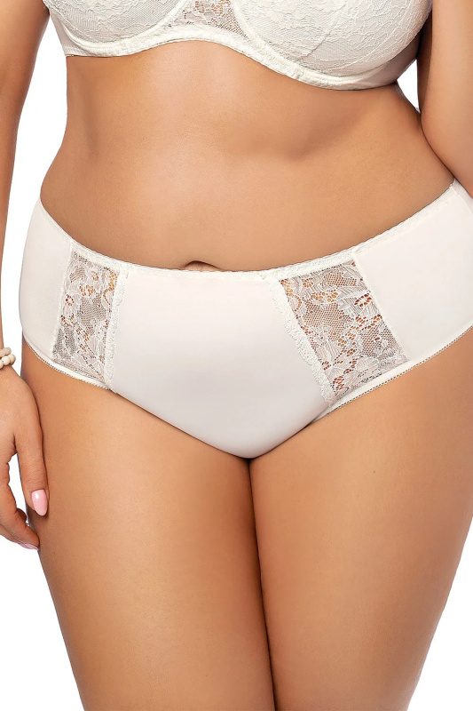 Kalhotky Gorsenia K484 Peony Barva: Smetanová, Velikost: 3XL