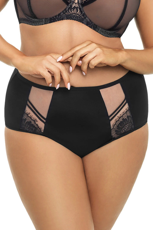 Kalhotky Gorsenia K497 Paradise Barva: Černá, Velikost: 4XL