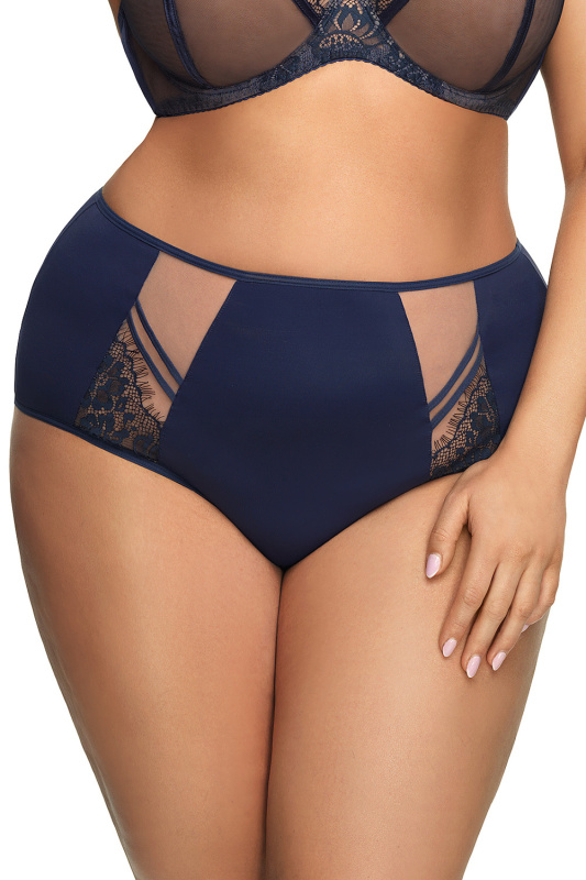 Kalhotky Gorsenia K497 Paradise Barva: Modrá - tmavě, Velikost: 4XL