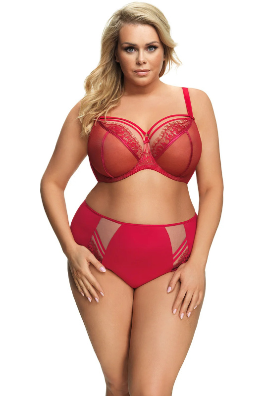 Kalhotky Gorsenia K497 Paradise Barva: Červená, Velikost: 3XL