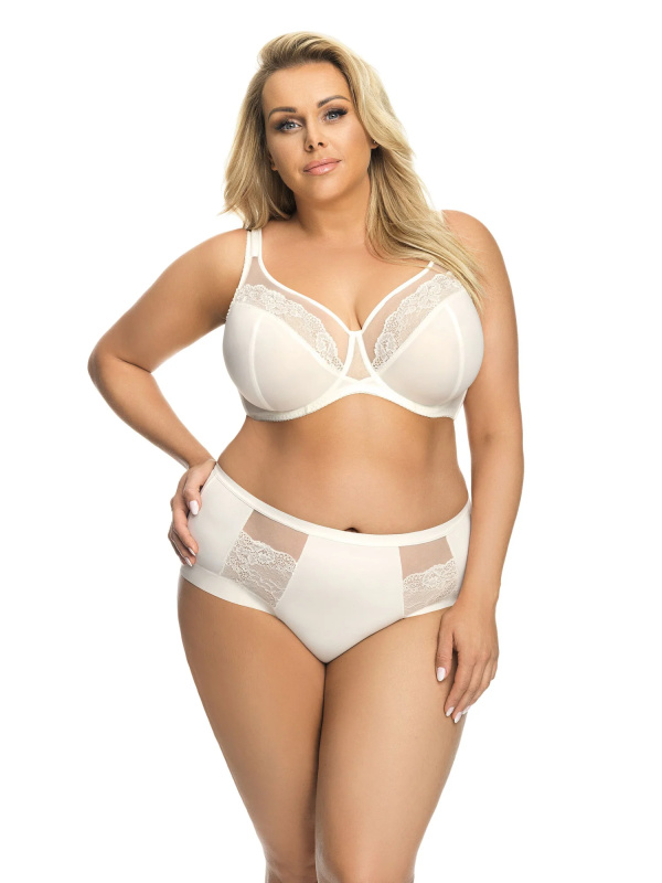 Dámské kalhotky Luisse K442 Cream - Gorsenia XXL