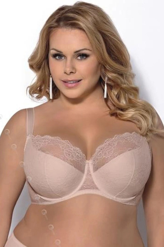 Dámská podprsenka 357 Blanca beige - GORSENIA béžová 105/F