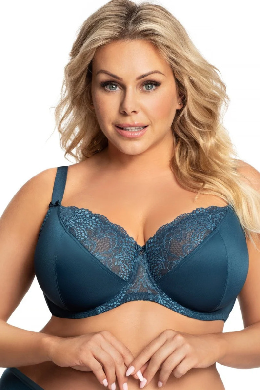 Měkká dámská podprsenka K686 BIG RITA námořní 65G