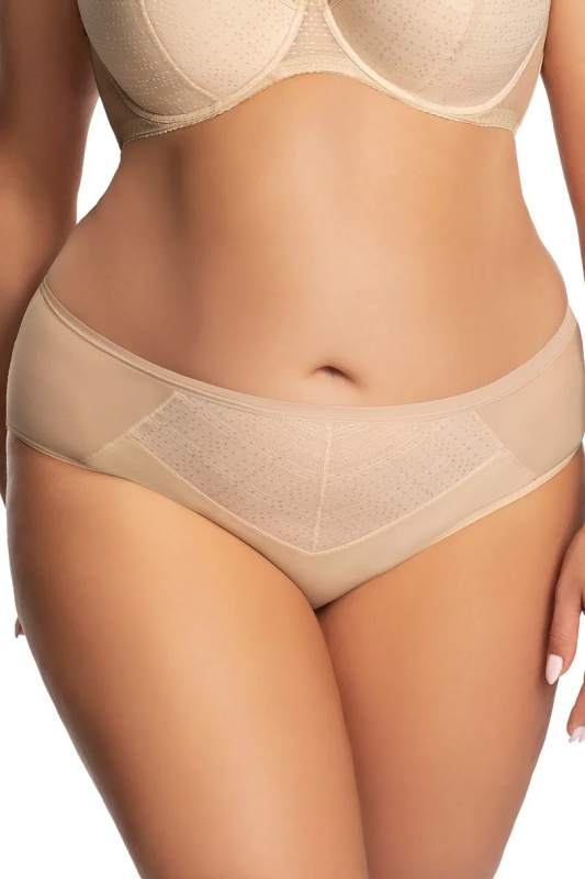 Dámské kalhotky brazilky K682 CHRISTINA Béžová 2XL