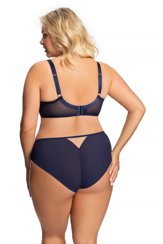 Dámské kalhotky brazilky K697 ALLISON tmavě modrá 2XL
