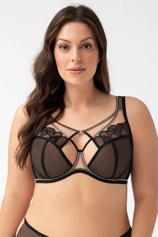 Podprsenka Gorsenia K758 Saanvi Barva: Černá, Velikost: 85C