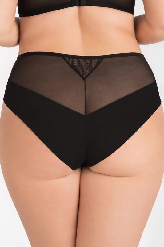 Kalhotky Gorsenia K818 Inessa Barva: Černá, Velikost: 3XL