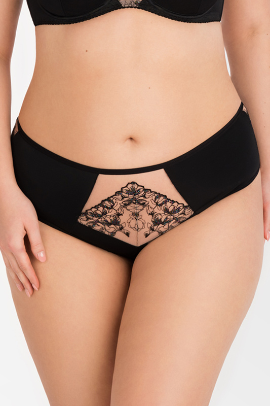 Kalhotky Gorsenia K102 Zoya Barva: Černá, Velikost: 4XL