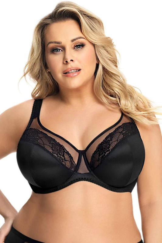 Podprsenka Gorsenia K441 Luisse Barva: Černá, Velikost: 105i