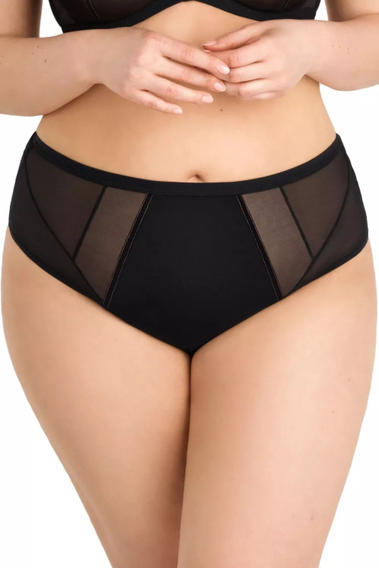 Dámské kalhotky 825 Just - GORSENIA černá 4XL