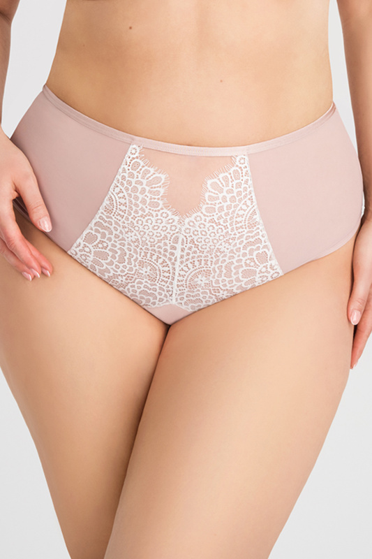Kalhotky Gorsenia K853 Romantic Vibe Barva: Béžová, Velikost: XL