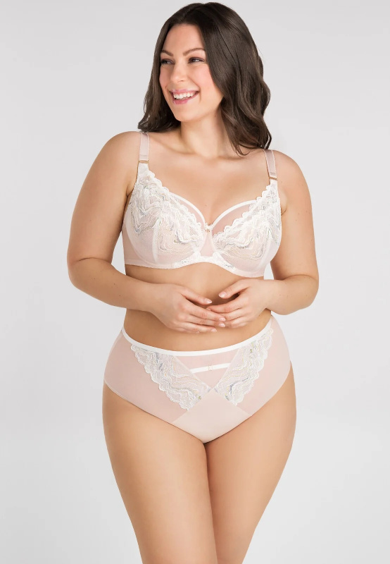 Dámské kalhotky Gorsenia K 865 Marble Dream M-4XL béžová 4XL