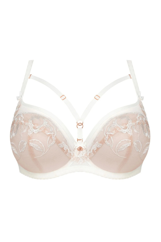 Dámská podprsenka 867 Cotton candy - GORSENIA krémová 65/L