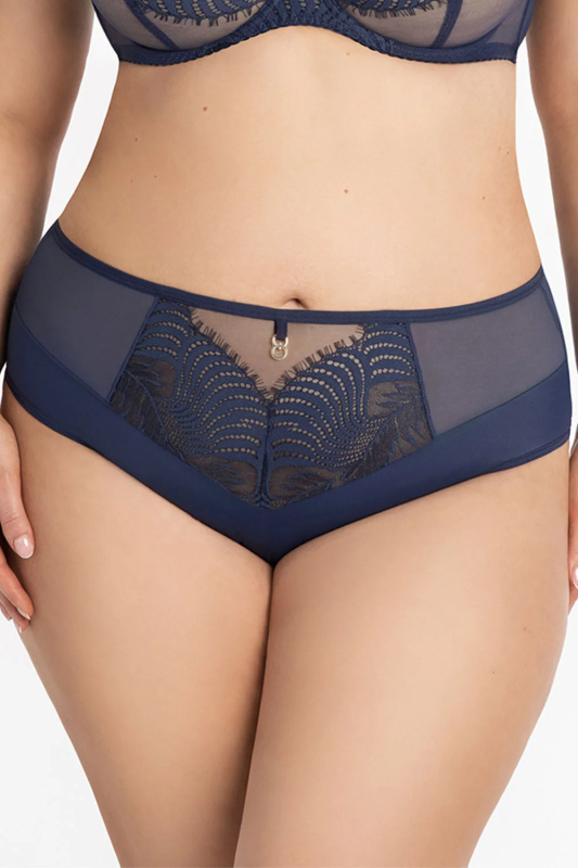 Kalhotky Gorsenia K877 Aria Barva: Modrá - tmavě, Velikost: 3XL