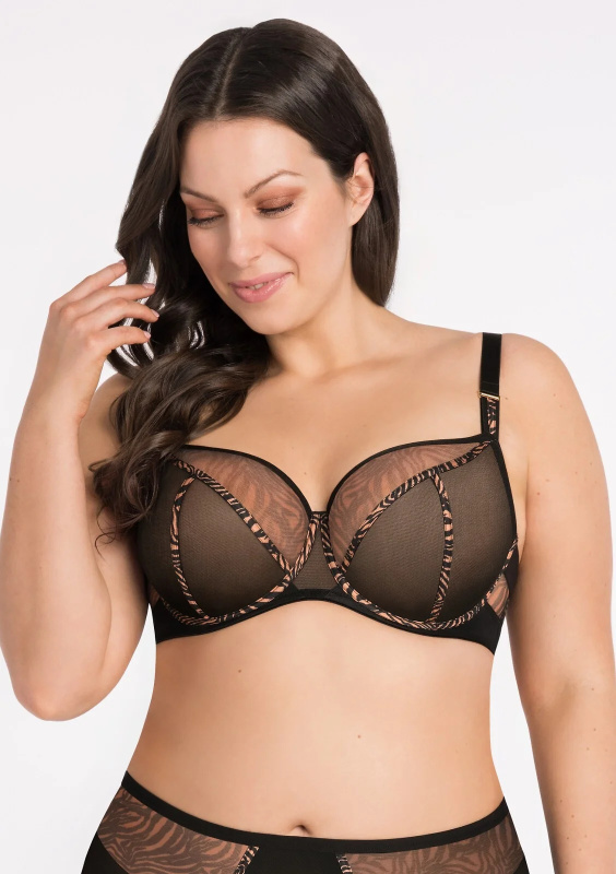 Měkká dámská podprsenka soft Gorsenia K 879 Gisel černá 80D