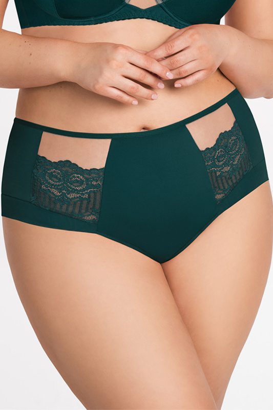 Kalhotky Gorsenia K442 Luisse Barva: Zelená, Velikost: 4XL