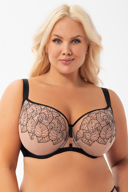 Podprsenka Gorsenia K924 Palmira Barva: Černá, Velikost: 75F