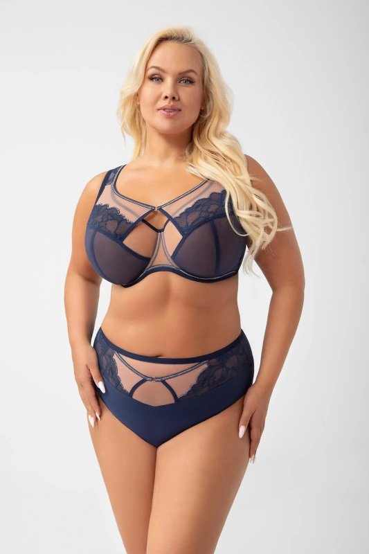 Kalhotky Gorsenia K758/1 Saanvi Barva: Modrá - tmavě, Velikost: 70G