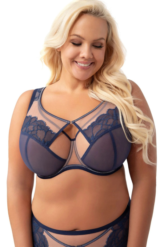 Kalhotky Gorsenia K758/1 Saanvi Barva: Modrá - tmavě, Velikost: 80F