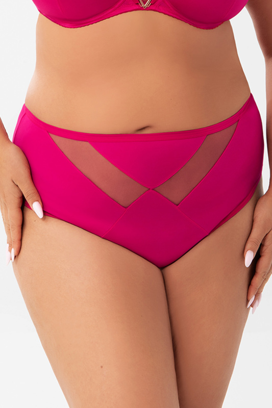 Kalhotky Gorsenia K566/1 Vicky Barva: Růžová, Velikost: 4XL