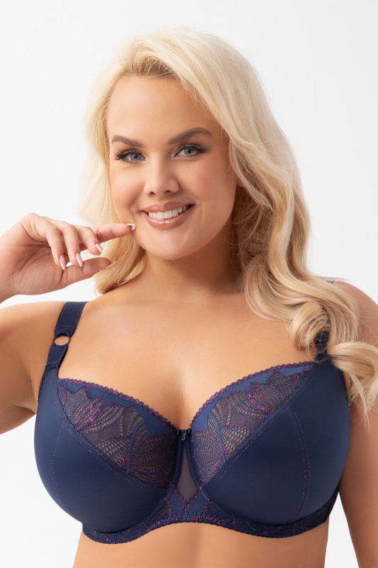 ASTRID K970 SOFT BRA tmavě modrá 75K
